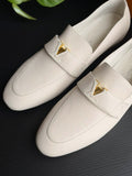Louisa Light Grey Loafers