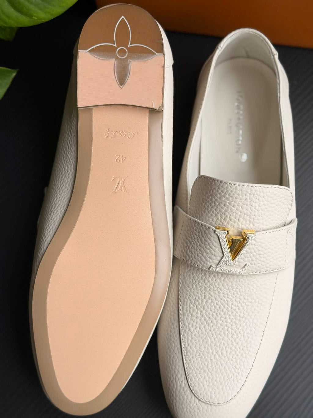 Louisa Light Grey Loafers
