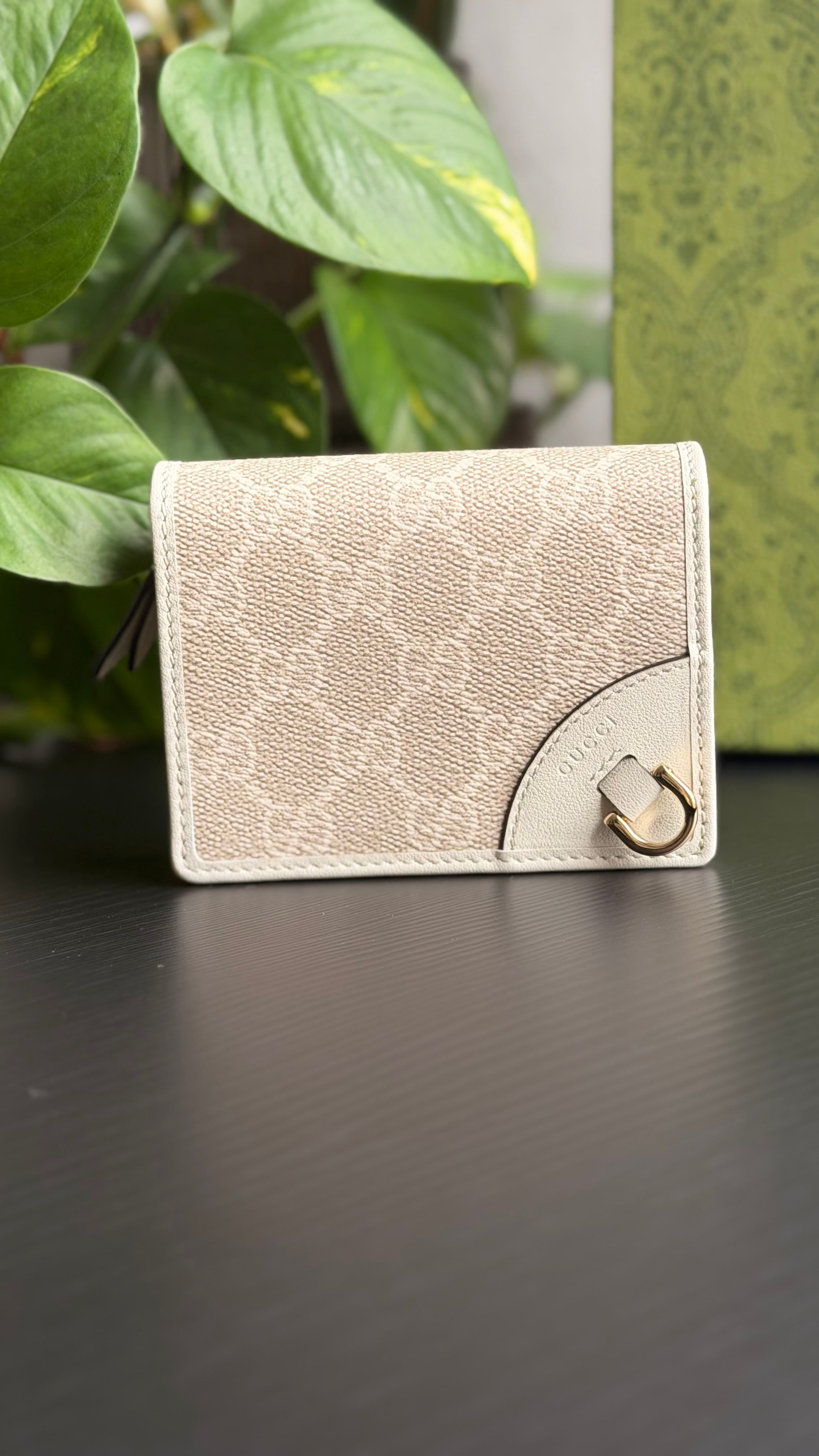 Mini Bag - White Emblem with Matching Purse