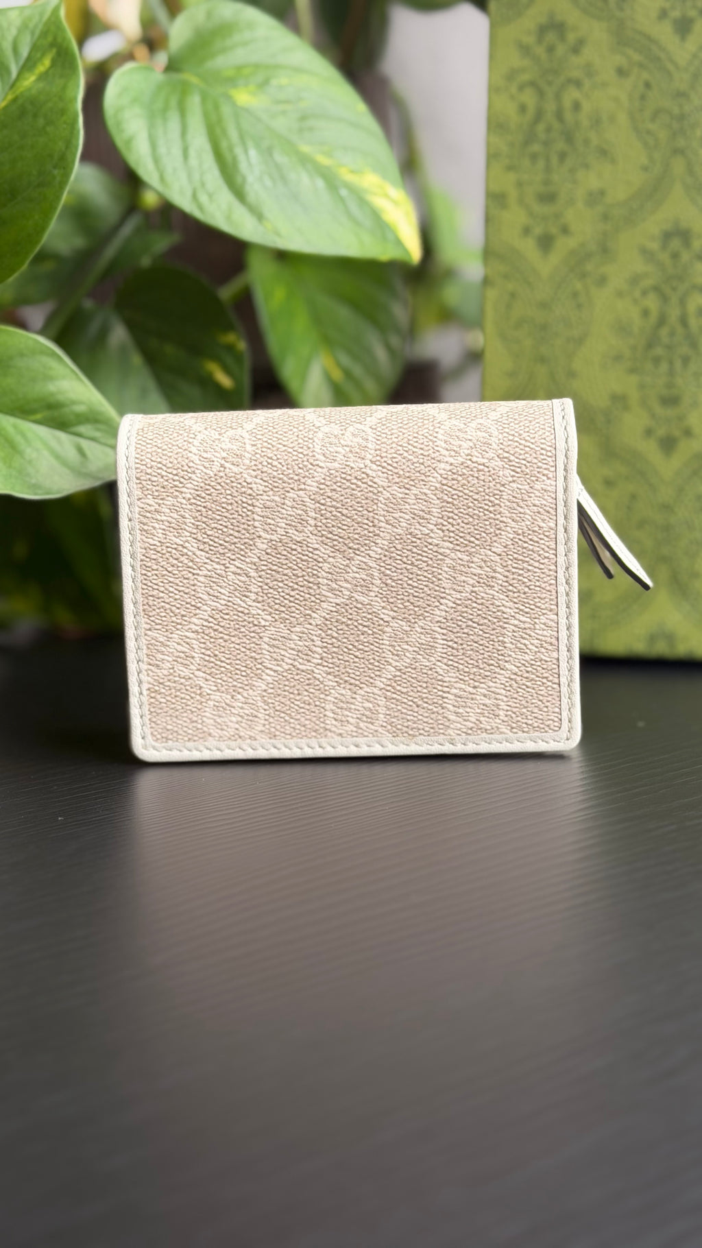 Mini Bag - White Emblem with Matching Purse