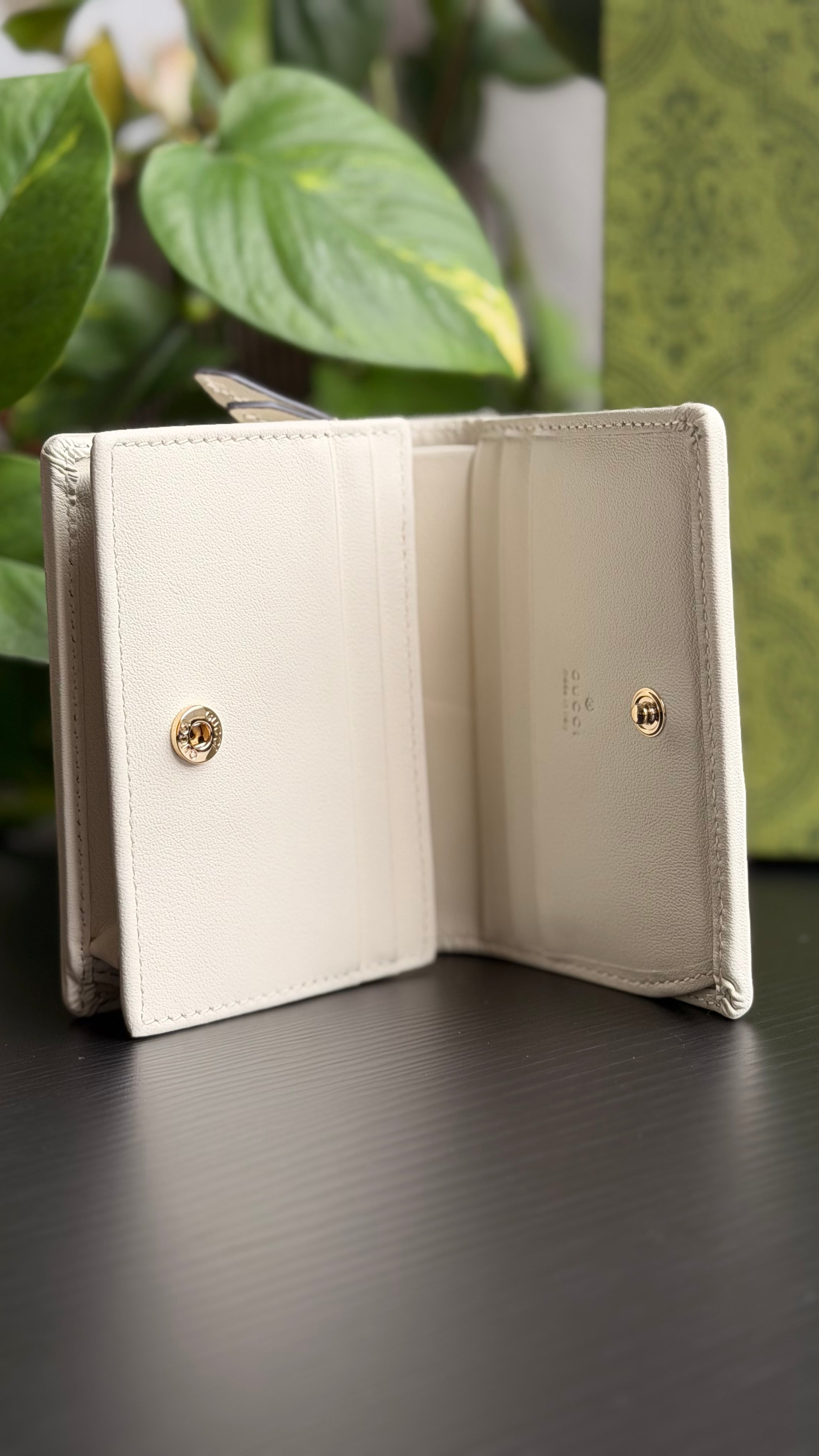 Mini Bag - White Emblem with Matching Purse