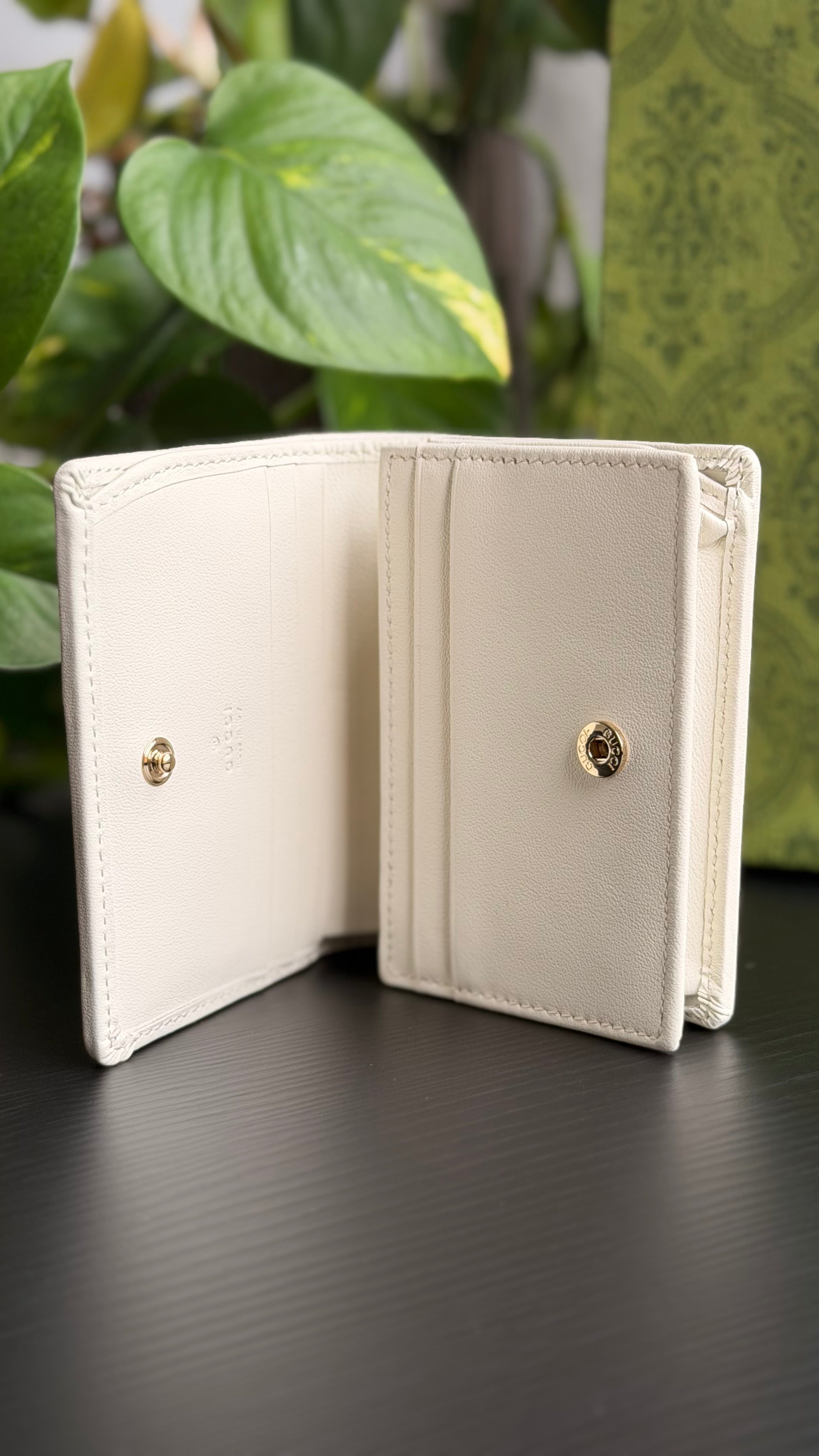 Mini Bag - White Emblem with Matching Purse