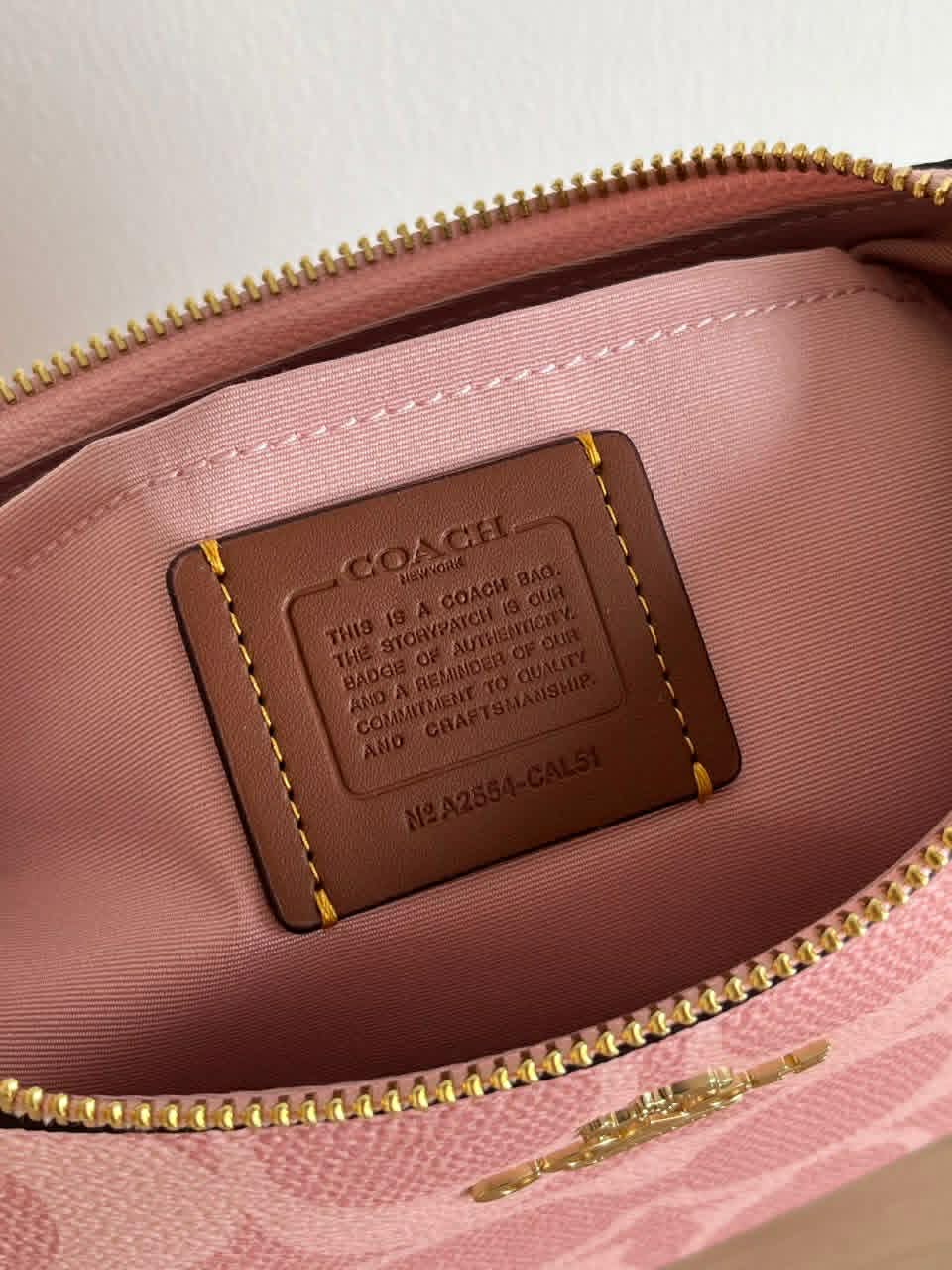 Powder Pink Terry Shoulder Bag