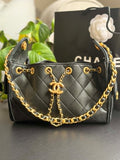 Coco Hobo in Pebbled Black