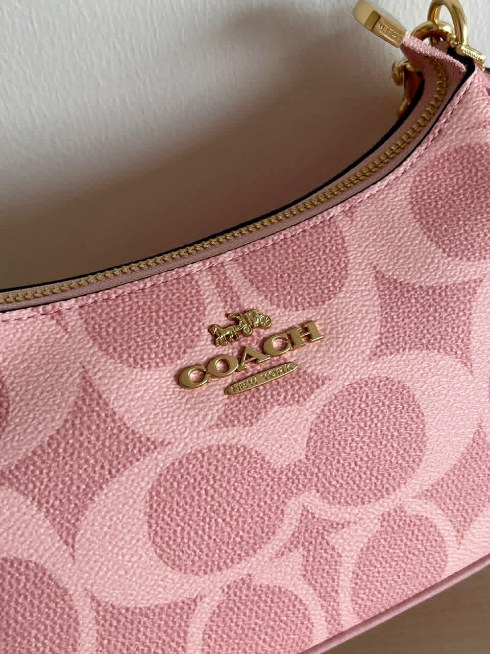 Powder Pink Terry Shoulder Bag